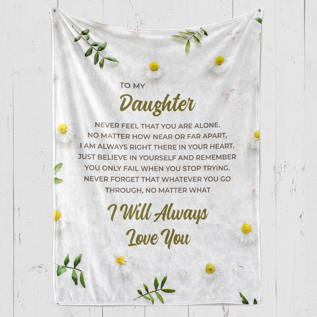 To My Daughter Premium Blanket - 02